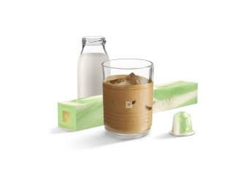 Nespresso Pistachio Vanilla Flavour Over Ice Coffee Capsules - 10 Capsules