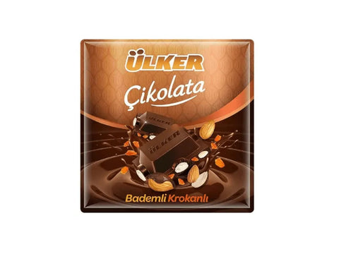 Ulker Chocolate With Almonds, Honey and Caramel 60g - CAFELAX