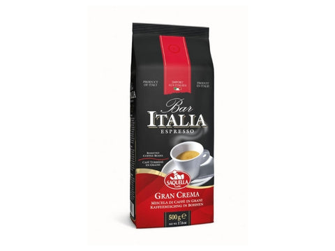Saquella Gran Crema Whole Beans Coffee 500g