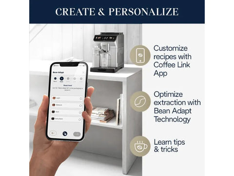 De'Longhi Eletta Explore Bean To Cup Espresso Machine - +50 Hot & Cold Drinks - CAFELAX