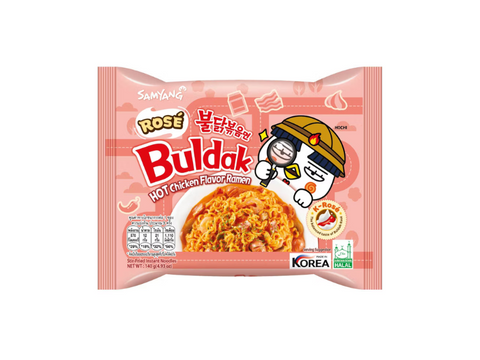 Samyang Hot Chicken Romen Rose Noodles 140g - CAFELAX