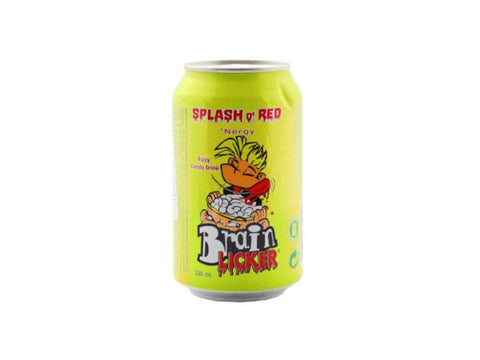 Brain Licker Spalsh o'Red Fizzy Candy Drink 330ml - CAFELAX