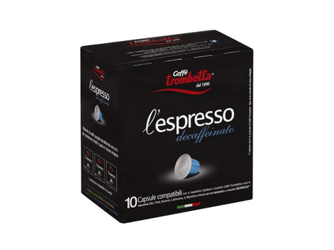 Trombetta Decaffeinato Nespresso Coffee Capsules - 10 Capsules - CAFELAX
