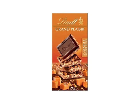 Lindt Grand Plaisir Caramel & Fleur De Sel Chocolate 150g - CAFELAX