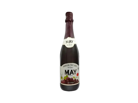 MAY GOLD Red Grape Sparkling Fruit Juice 750ml - CAFELAX