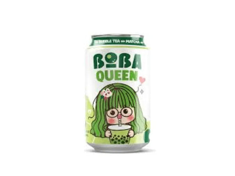 Nawon Boba Queen With Matcha Bubble Milk Tea Drink 330ml - CAFELAX