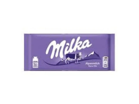 Milka Alpine Milk Chocolate 100g - CAFELAX