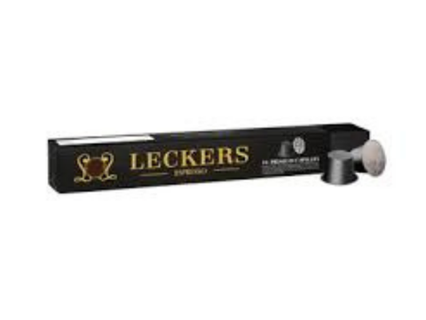 Leckers Espresso Forte coffee Capsules- 10 Capsules - CAFELAX