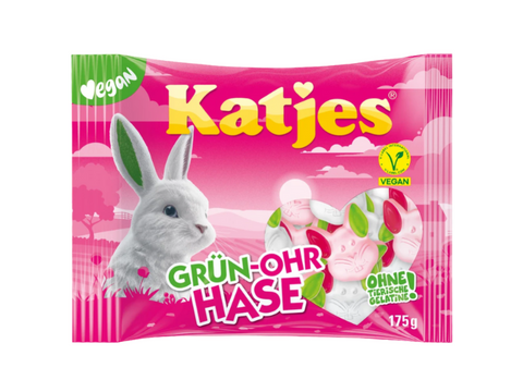 Katjes Green Eared rabbit Candy 175g - CAFELAX