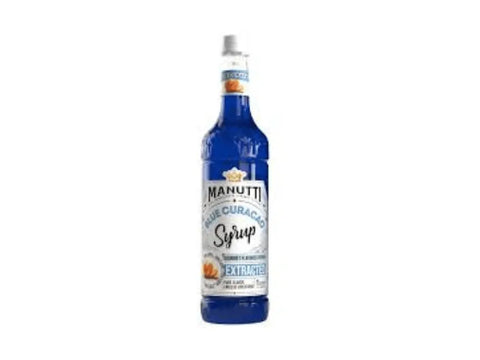 Manutti Blue Curacao Syrup 1L - CAFELAX