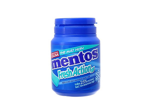 Mentos Fresh Action Gum - 56g