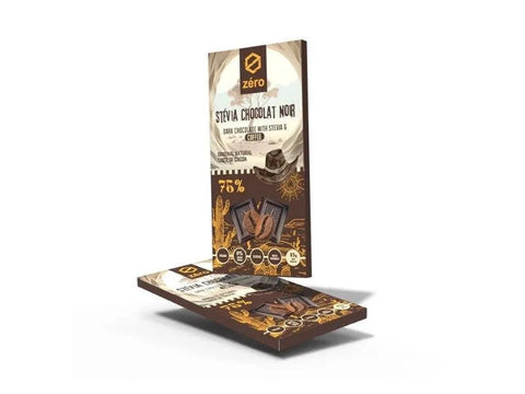 Zero Stevia Dark Chocolate 75% With Coffee Chocolate 85g - CAFELAX