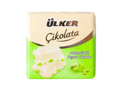 Ülker White Chocolate With Pistachio and Baklava 60g