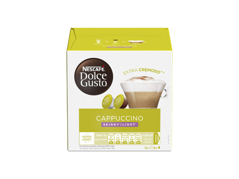 Nescafe Cappuccino Skinny & Light Dolce Gusto Coffee Capsules - 16 Capsules