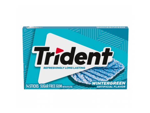 Trident Sugar Free wintergreen Twist 14 Sticks (Imported) - CAFELAX