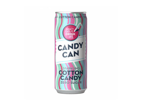 Candy Can Sparkling Cotton Candy Drink 330ml - CAFELAX