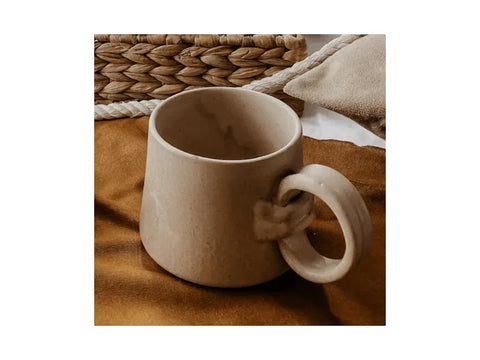 HANDMADE BELTED MUG-Sandy - CAFELAX