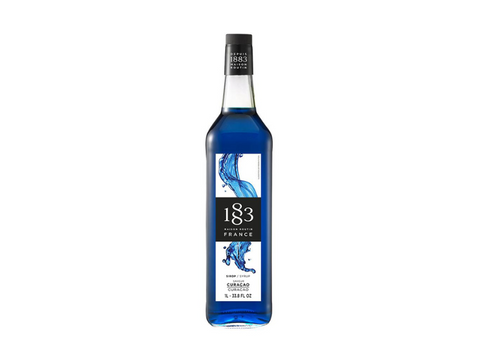 1883 Blue Curacao Syrup 1L - CAFELAX