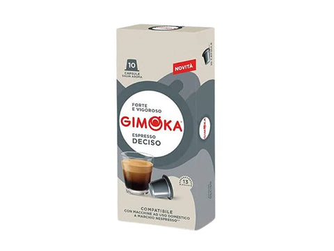 Gimoka Espresso Deciso Coffee Capsules - 10 Capsules