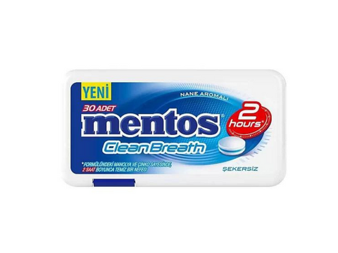 Mentos 2 Hours Clean Breath Mint 21g