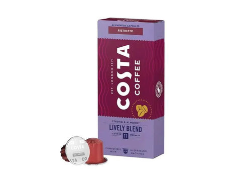 Costa Ristretto Lively Blend Coffee Capsules - 10 Capsules - CAFELAX