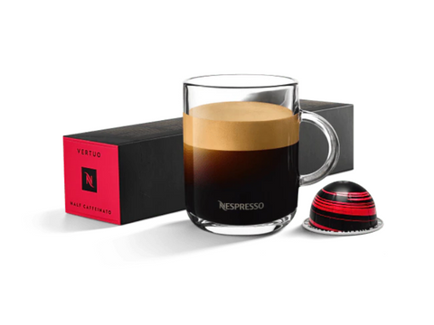 Nespresso Half Caffeinato Vertuo Capsules - 10 Capsules