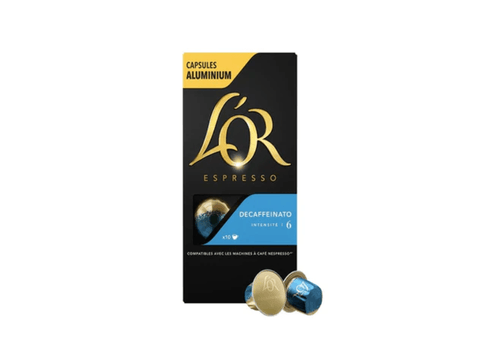 "24-1-2025"L'or Decaffeinato Coffee Capsules - 10 Capsules - CAFELAX