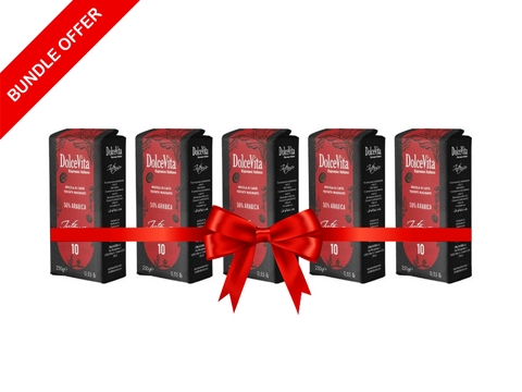 DolceVita Intenso Ground Coffee 5*250g - 1250g - CAFELAX
