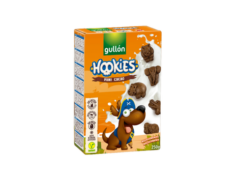Gullón Hookies Mini Cocoa Kids Cookies 250g - CAFELAX