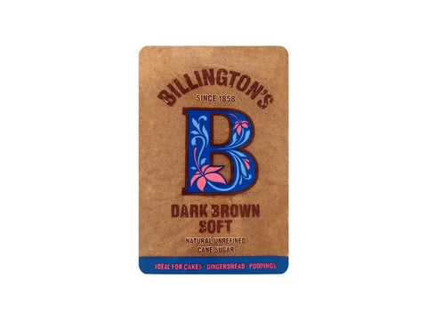 Billington's Dark Brown Soft Sugar 1kg - CAFELAX