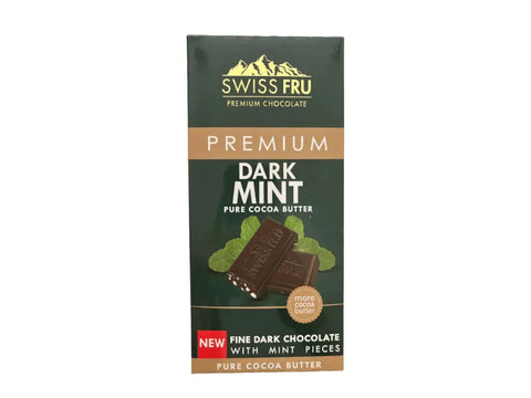 Swiss Fru Premium Dark MInt 80g - CAFELAX