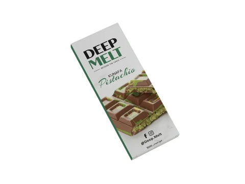 Deep Melt Kunafa Pistachio Milk Chocolate 160g - CAFELAX