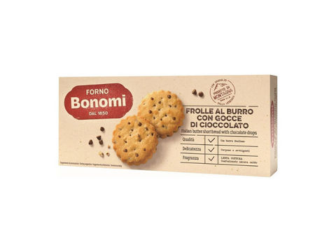Forno Bonomi Butter biscuits chocochip 150g - CAFELAX