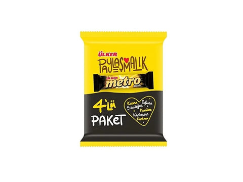 Ülker Metro Classic Chocolate 4*36g - 144g - CAFELAX