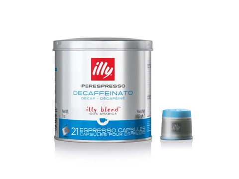 illy iperEspresso Capsules Decaffeinated Classic Roast 21 Capsules - CAFELAX