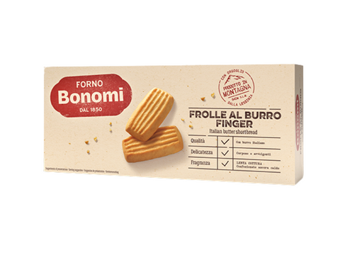 Forno Bonomi Shortbread Butter Finger 150g - CAFELAX