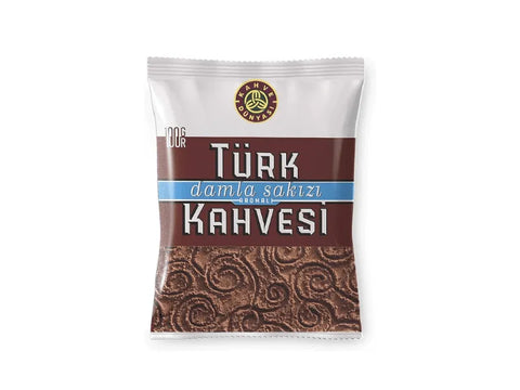 Kahve Dunyasi Mastic Flavored Medium Turkish Coffee 100g - CAFELAX
