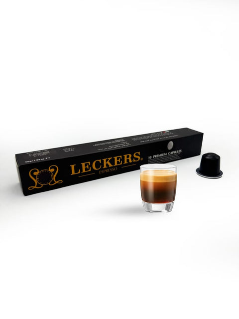 Leckers Espresso Forte coffee Capsules- 10 Capsules