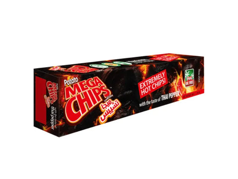 Mega Chips Extremely Hot With thai Pepper 50g - CAFELAX