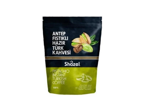 Shazel 100% Arabica Pistachio Instant Turkish Coffee 200g