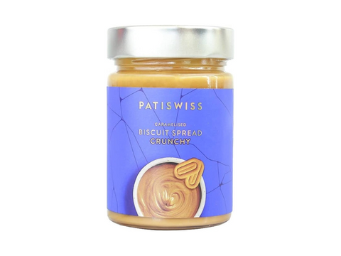 PATISWISS Caramelized Biscuit Spread Crunchy 380g - CAFELAX