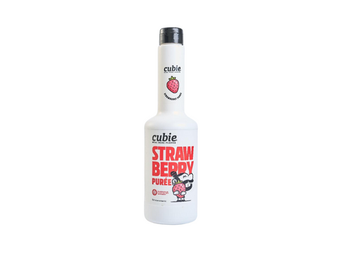 Cubie Strawberry Puree 1L - CAFELAX