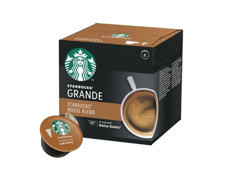 Starbucks Grande House Blend Dolce Gusto Coffee Capsules - 12 Capsules