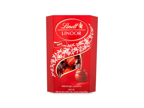 Lindt Lindor Milk Chocolate Truffles Box 200g - CAFELAX