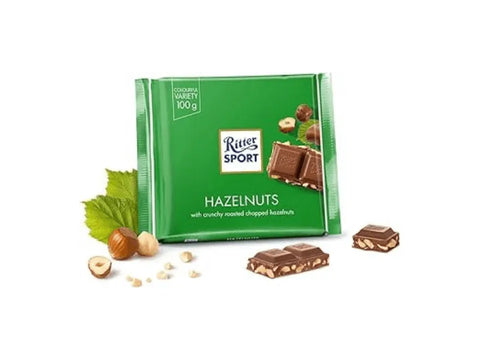 Ritter Sport Hazelnuts Chocolate 100g - CAFELAX