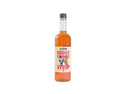 Cubie Fudgy Caramel Syrup 1L - CAFELAX