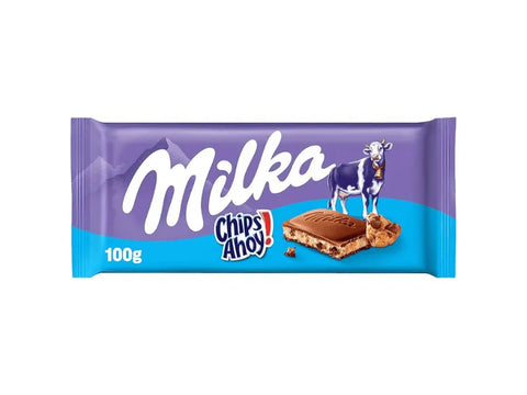 Milka Chips Ahoy Chocolate 100g - CAFELAX