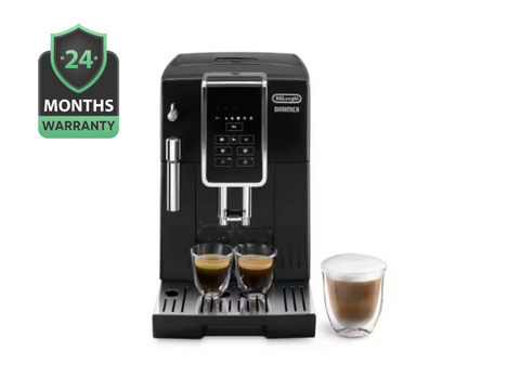 De'Longhi Dinamica Automatic Bean To Cup Espresso Machine - 4 one-touch recipes - ECAM350.15.B