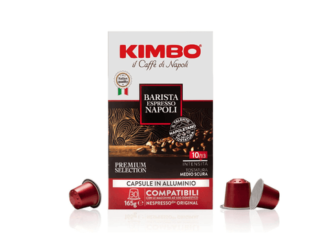 Kimbo Espresso Barista Espresso Napoli Coffee Capsules - 30 Capsules " ALUMINIUM CAPSULES" - CAFELAX