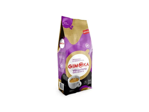 Gimoka Vellutato 100% Arabica Whole Beans 500g - CAFELAX